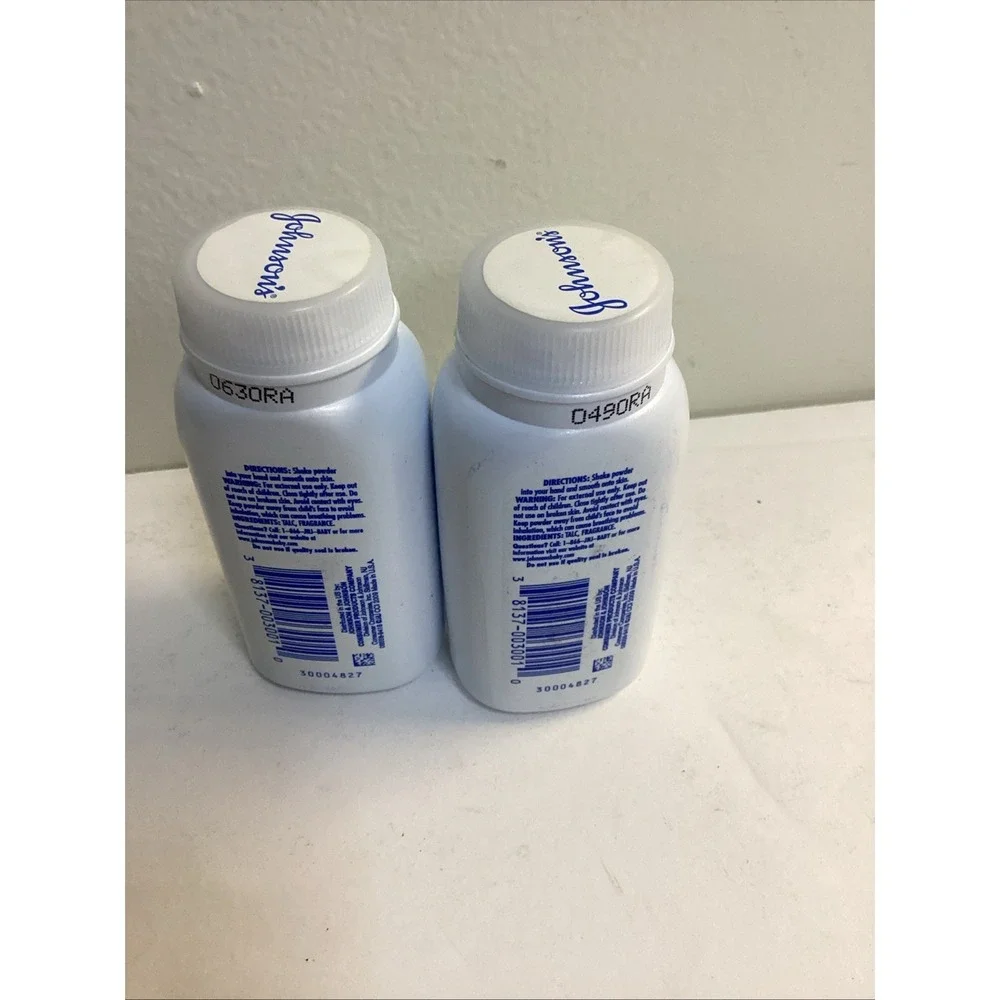 X 2Johnsons Baby Powder w/ TALC 1.5 Oz Original Travel Size New Sealed